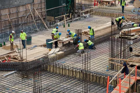 a commercial construction site